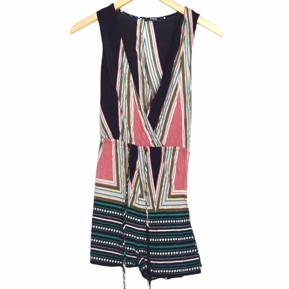 Shein Drawstring Romper